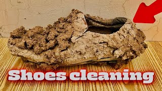 Shoes cleaning part 1 shoes clean video [upl. by Odarnoc]