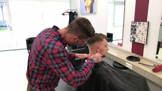 Männerhaarschnitt alles erklärt Haare schneiden ganzer Haarschnitt Tutorial Fade Cut [upl. by Bathulda]