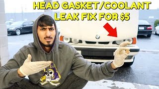 FIX YOUR HEAD GASKETCOOLANT LEAK FOR 5 [upl. by Hailahk]