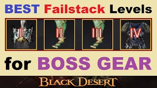 Best FAILSTACKS for BOSS GEAR Yellow Gear in Black Desert Online BDO Video Guide [upl. by Simonsen]