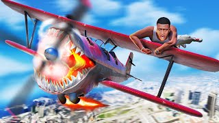 Did This CURSED PLANE Kill FRANKLIN GTA 5 Mods [upl. by Inahteb]