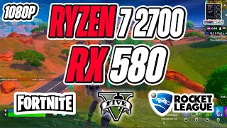 Ryzen 7 2700  RX 580 Benchmarks 2024 [upl. by Yunfei611]