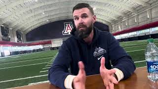 Arizona Stars coach Brett Arce interview 31824 [upl. by Akimrej]