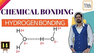 Chemical Bonding । Class 11 L 14 । Hydrogen bonding [upl. by Madonia]