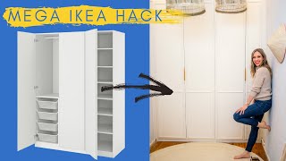 IKEA HACK PAX Einbauschrank selber bauen  Das ist ein PaxSchrank  Jelena Weber [upl. by Latt]