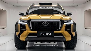 2025 Toyota Land Cruiser FJ40 Revealed The Ultimate OffRoad Comeback [upl. by Soloman]