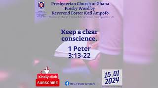 Presbyterian Church of Ghana  PCG Almanac  Presby Word by Reverend Foster Ampofo 15012024 [upl. by Alexis224]