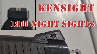 1911 sight upgrade to Kensight night sights [upl. by Koosis]