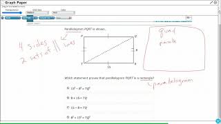 8th Grade STAAR Practice Using the Pythagorean Theorem 87C  14 [upl. by Malet]