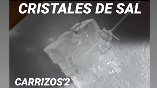 Como hacer cristales de sal [upl. by Muffin175]