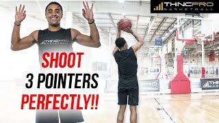 How to Shoot a 3 Pointer PERFECTLY Basketball Shooting Drills [upl. by Armallas]