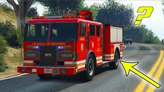 Ou Vont les Camion de Pompiers sur GTA V [upl. by Woo]