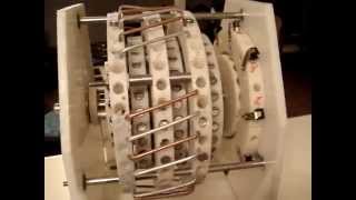 Permanent Magnet Model Engine Prototype2500 rpm [upl. by Dleifyar]