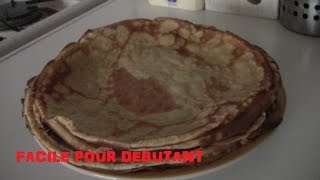 Tuto Crêpes débutant [upl. by Amapuna]