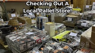 Checking Out A Local Pallet Place  Crazy Deals  Follow Inc Liquidation Pallets and Truckloads [upl. by Bakemeier480]