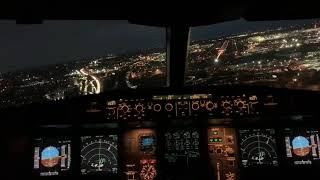 Flying the Canarsie approach onto 13L JFK Airbus 340600 [upl. by Ilise895]