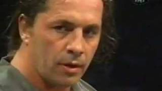 WCW Bret Hart  Statement After Owens Death 1999 [upl. by Elawalo]