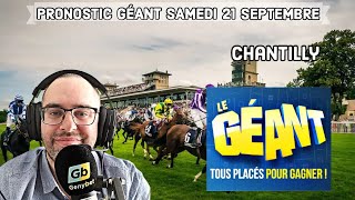 🔴🏇Pronostic Géant GenybetTurf Samedi 21 Septembre 2024 R1 CHANTILLY🔴🏇 [upl. by Enaerb]