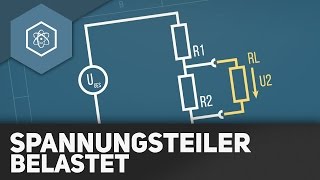 Der belastete Spannungsteiler  Elektrotechnik [upl. by Eima]