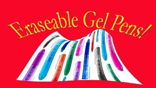 Erasable Pen Review  ParKoo 7 Color Erasable Gel Pen  Gel Pen Review  Rixcandoit [upl. by Spohr]