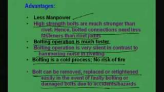 Mod2 Lec6 Bolted Connection [upl. by Yromas]