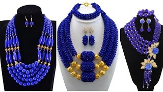 Top Nigerian Bead Necklace Designs poteko Necklace Designs [upl. by Annahavas]