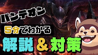 【LOL】チャンピオン理解差でランクに勝つ！パンテオン解説＆対策紹介【League of Legends】【初心者】 [upl. by Poock]