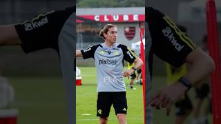 FILIPE LUÍS faz seu PRIMEIRO TREINO no FLAMENGO e JÁ MUDA O TIME flamengo filipeluis mengão crf [upl. by Messere]