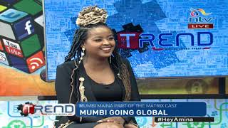 Mumbi Maina only Kenya in the Matrix cast talks on going global  HeyAmina [upl. by Tabby621]