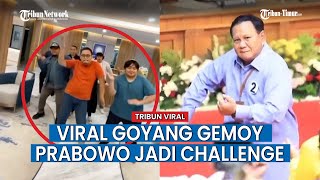 Goyang Gemoy Milik Prabowo Jadi Trending dan Dibuat Challenge Oleh Banyak Orang [upl. by Aidnyl686]