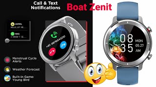 Boat Zenit Smartwatch UNBOXING  BLUETOOTH CALLING watch [upl. by Esylla]