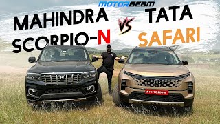 2024 Tata Safari vs Mahindra ScorpioN  MotorBeam [upl. by Fernando]