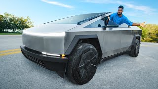 Driving Tesla Cybertruck Everything You Need to Know [upl. by Pachston14]