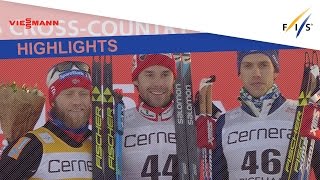 Highlights Harvey celebrates in the15km in Ulricehamn FIS Cross Country [upl. by Atterrol]