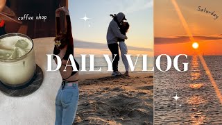 DAILY VLOG 🌸 wschód słońca ☀️  joga na plaży  Jarmark Dominikański  produktywny dzień ☕️📖 [upl. by Iur]