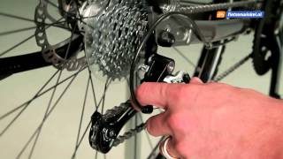 derailleur afstellen [upl. by Ecahc]