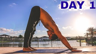 BREATHING  VINYASA  SUN SALUTATION 10 Days Yoga Challenge Day 1 [upl. by Immij]