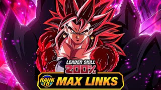 HE IS BROKEN LEVEL 10 LINKS 100 LB SSJ4 VEGITO DBZ Dokkan Battle [upl. by Eniloj542]