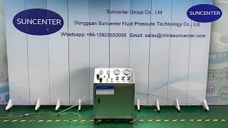 Wide Range Hydro Test Benchhydrotest hydraulic pressuretest liquid [upl. by Nivri]