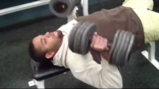 Chest Triceps Dumbbells Workout hodgetwins [upl. by Punak]