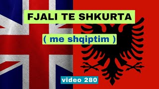 Anglisht I Fjali te shkurta I Anglisht shqip perkthim I video 280 [upl. by Georglana]