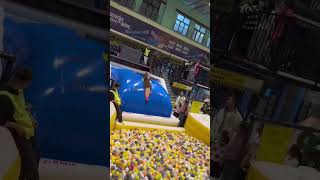 এটা কি দেখলাম😂😂😂😂 sports trampoline trampolinpark [upl. by Skippy]