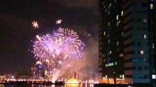 Fireworks display in Sharjah City [upl. by Hasile]