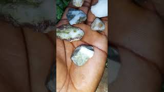 SPECIMENS OF WHITE MILKY QUARTZCHALCEDONY QUARTZ WITH SERPENTINE QUARTZ WITH PERIDOTITE etc [upl. by Roach]