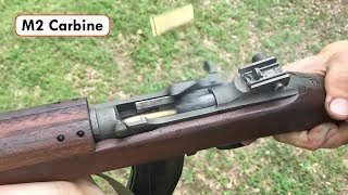 Shooting an M2 Carbine at 240 frames per second [upl. by York]