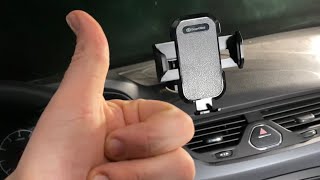 Handyhalterung für PKW Lüftung amp Saugnapf Halterung Auto KFZ Smartphone Dock unboxing und Anleitung [upl. by Airdnalahs47]