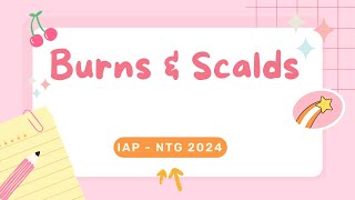 Burns amp Scalds in children IAP National Treatment Guidelines 2024 [upl. by Anaert]