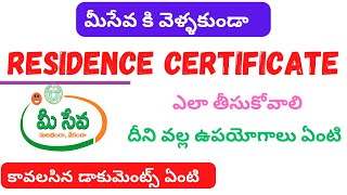 TS Residence Certificate Apply Online 2023  Meeseva Citizen Login Registration Process [upl. by Berman966]