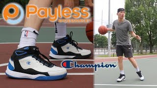 Testing CHEAP Champion Basketball Shoes from Payless [upl. by Yliak572]