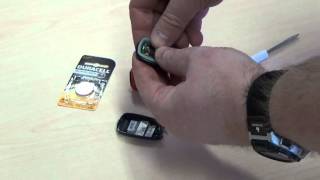 Honeywell keyfob battery change [upl. by Dale]